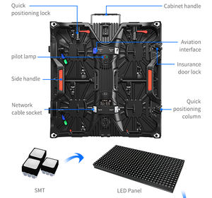 Fornitore di fabbrica LED full color P2.5 schermo per interni pubblicità video film gratuito schermo led renta LED schermo a colori - Product Image 5