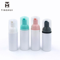 Bouteille de lotion en plastique PET avec pompe pulvérisatrice, logo personnalisé, blanche, 50 ml/100 ml, couleur personnalisée, pour le nettoyage des poils d'animaux et du maquillage