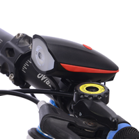 Kingholy BL 2020 Desain Baru Lampu Depan Sepeda LED Putih dengan Baterai Terpasang Tahan Air IPx6 4 Mode
