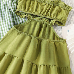 Abbigliamento per bambini <span class=keywords><strong>vestiti</strong></span> per ragazze Set abito da ragazza Set due pezzi, primavera e autunno abiti Top a maniche lunghe per bambini - Product Image 4