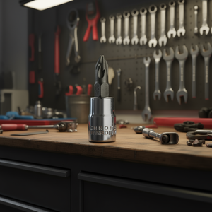 Embout de clé à douille Phillips en chrome vanadium 147 PH3, outil de réparation automobile - Product Image 3