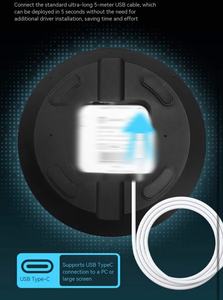 Système de micro pour réunion, microphone sans fil, solution audio intelligente pour réunion, <span class=keywords><strong>radio</strong></span> FM portable avec système de microphone - Product Image 6