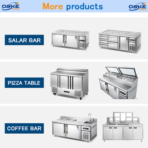 Équipement de cuisine commerciale de bonne qualité avec portes réglables, réfrigérateurs sous comptoir - Product Image 5