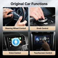 Nouvelle boîte de connectivité automobile 2 en 1 filaire et sans fil CarPlay Android, adaptateur CarPlay pour voiture