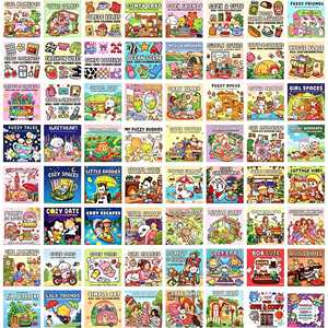 Livres de <span class=keywords><strong>coloriage</strong></span> transfrontaliers en stock pour adultes et adolescents, avec des personnages d'animaux mignons, faciles à utiliser, en papier double-adhésif carré - Product Image 2