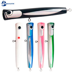 <span class=keywords><strong>Leurre</strong></span> en bois fait à la main Topwater GT appât Woodend Popper pour la pêche à la traîne en eau salée attire le sandre brochet dorade appât de pêche au gros gibier - Product Image 6