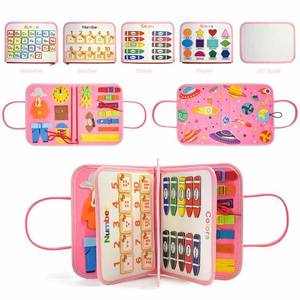 Nouvelle Tableau d'activités Montessori en feutre 2026 pour enfants autistes, jouets sensoriels éducatifs pour tout-petits et planches de jeu en feutre - Product Image 1