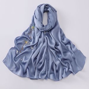 Último diseño elegante flor colgante gasa Hijabs chales musulmán malasio <span class=keywords><strong>Lotus</strong></span> diamante burbuja gasa bufandas turbantes para mujeres - Product Image 6