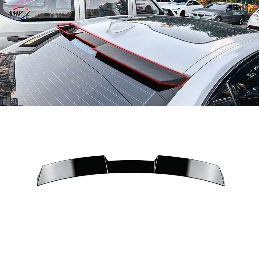 AMP-Z 공장 직접 판매 ABS 소재 후면 지붕 날개 스포일러 자동차 액세서리 bmw 5 시리즈 G30 520i 530i 2018 +