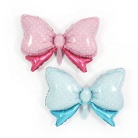 TS grand moyen mini taille gonflable papillon Bowknot feuille hélium ballon pour bébé douche joyeux anniversaire fête décoration