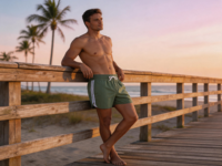 Shorts de plage, de course, de natation, de surf, vêtements de sport, imperméables, respirants, séchage rapide, impression numérique, Spandex/Polyester