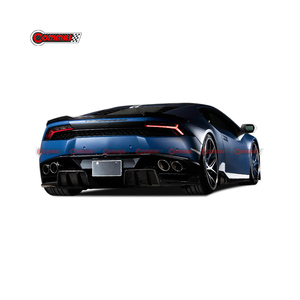 Alerón Trasero Estilo ROW de Fibra de Carbono Seca para Lamborghini Huracán LP610, Difusor Trasero para Auto, Piezas Modificadas - Product Image 2