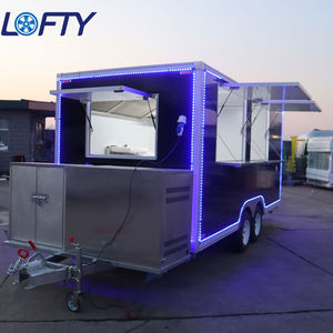 Camion de restauration rapide électrique en acier inoxydable homologué CE 2026, nouveau chariot à hot-dogs mobile, kiosque de <span class=keywords><strong>boulangerie</strong></span>, remorque, équipement de cuisine, barbecue - Product Image 1