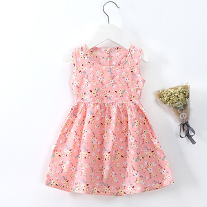 Robe florale décontractée pour bébé fille de 1 à 5 ans, style thaïlandais, été, pas cher, vêtements pour enfants - Product Image 3