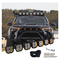 Phares Anti-Brouillard de Conduite LED Tout-Terrain 4x4 UTV Montage sur Toit Kit Modulaire Connectable pour Barres de Lumière LED avec DRL