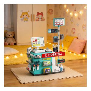 Juego de Juguetes de Doctor de Emergencia para Niños, Equipo Médico, Juego de Imitación de Hospital, Juego de Roles, Juguetes Educativos de Aprendizaje, Regalo - Product Image 6