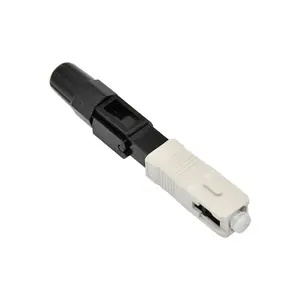 Low price wholesale fiber optic adapter connector fiber equipment sc connector low insertion loss MM fast connector sx core