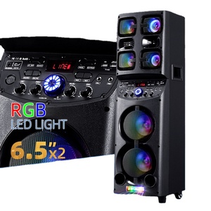 Nuevo <span class=keywords><strong>altavoz</strong></span> woofer dual de 6 pulgadas y 50W, caja de sonido para <span class=keywords><strong>karaoke</strong></span>, <span class=keywords><strong>altavoz</strong></span> portátil para fiestas musicales HS-TD0655 - Product Image 3