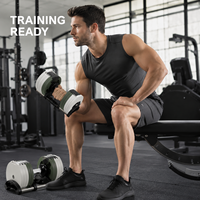 Ensemble de haltères réglables en acier pour la maison, équipement de musculation et de fitness, 20 kg, 24 kg, 32 kg, 36 kg