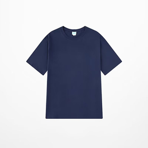 T-shirt unisexe surdimensionné en coton 100% tricoté lourd de haute qualité 230 g/m², nouveau design OEM, impression sérigraphique personnalisée du logo. - Product Image 4