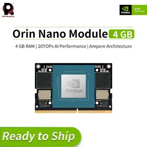 Nouveautés Informatique embarquée Module NVIDIA Jetson Orin Nano 4 Go (900-13767-0040-000) Kit de développement Nano d'occasion Performance AI