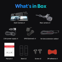 Carlover AI 4K IMX678 STARVIS 2 Dual Lens Dash Cam 5G WIFI GPS ADAS WDR Kamera Depan/Belakang untuk Mobil Hitam Dvr Dari Pabrik Dashcam