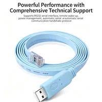 Câble de contrôle de routeur FTDI USB, câble série USB FTDI RS232, console USB RJ45 pour commutateur, cuivre sans oxygène