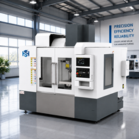Centre d'usinage vertical CNC série HS, haute précision, machine de fraisage 3 axes pour le traitement des moules et des pièces mécaniques