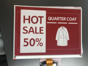 13,3 pulgadas 960x680 e-paper Display eink display 3 colores Rojo Negro Blanco LCD ePaper Display - Product Image 4