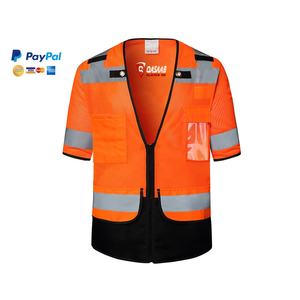 Half-Sleeved Reflective-Coat Custom <b>Men</b> Winter Hi-Vis Reflective-Outerwear Safety Wear Work Wear Safety <b>Vest</b> And Jackets - Product Image 1