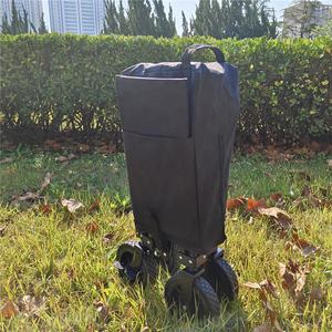 Meilleure vente de wagon de camping pliable de grande capacité <span class=keywords><strong>prix</strong></span> bas d'usine direct d'usine chariot de jardin commercial en acier quatre roues OEM - Product Image 6