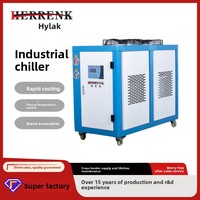 Refroidisseur d'eau industriel personnalisé 5 CV à injection d'air pour moules, unité de refroidissement de moules, machine à eau glacée, congélateur HC-5A