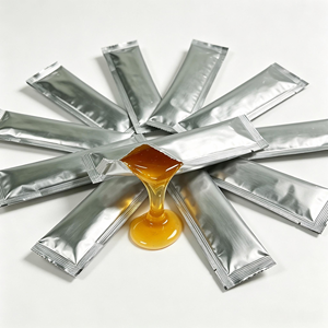 Sirop de miel naturel de qualité alimentaire pour la nutrition diététique, sachet individuel portable, miel d'abeille cru - Product Image 3