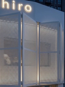 Mur rideau minimaliste en aluminium anodisé, design transparent, pour revêtement extérieur de bâtiment, anti-corrosion, 70 pouces et plus - Product Image 4