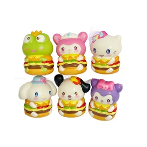 Juguetes de Peluche Sanrio Cute Burger de 10 cm, PU de Rebote Lento, Alivio del Estrés para Niños, Regalo Unisex - Product Image 5