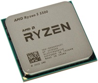 NOUVEAU CPU AMD Ry-zen 5 5500 R5 5500 Box 3.6GHz 6 cœurs 12 threads CPU 7NM L3 Socket AM4 PCIE 3.0 Processeur Zen3 AMD CPU PC Gaming