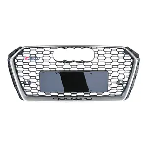 RS4 Auto Grille Voor Audi A4 S4 B9 Rs Honeycomb Front Grill Zwart Hoge Kwaliteit Bumper Grill 2017-2019