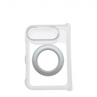 Étui hybride en TPU, verre trempé et PC, compatible avec le cadre central, pliable, transparent, fin, antichoc, pour 18 Duo