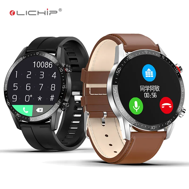 LICHIP L182S Smartwatch Telefon CE ROHS Sport Android Reloj Herren Handgelenk billig Smartwatch Handy Handys Kamera