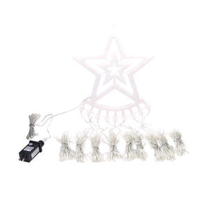 Guirlandes lumineuses LED en forme d'étoile à cinq branches pour Noël, cascade, IP65, étanches, pour extérieur, à suspendre, pour arbre, cour, <span class=keywords><strong>parc</strong></span>, décoration basse tension - Product Image 4