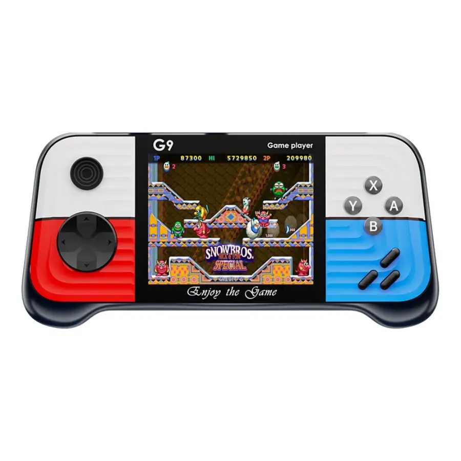 Nouvelle console de jeu portable G9 style joystick contraste de couleur rétro jeu PSP arcade 666 en 1 jeux