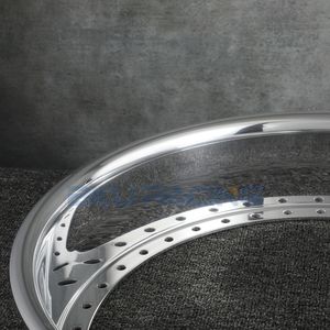3 piezas de labio de rueda inversa para bodas Kranze <span class=keywords><strong>Graben</strong></span> 20 pulgadas 40 agujeros 3 piezas llanta de rueda pulido labio exterior plano aleación 6061-T6 - Product Image 2