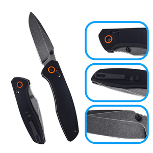 3.5in Túi xách tay chiến thuật 8cr thép rửa đá lưỡi G10 xử lý Khung Khóa gấp dao cho săn bắn sinh tồn ngoài trời - Product Image 5