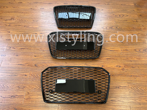 XLstyling Car Auto <span class=keywords><strong>A6</strong></span> C6 2004-2011 C7 2013-2015 C7.5 2016-2018 Grille avant en nid d'abeille de style RS6 pour <span class=keywords><strong>calandre</strong></span> <span class=keywords><strong>Audi</strong></span> <span class=keywords><strong>A6</strong></span> - Product Image 3