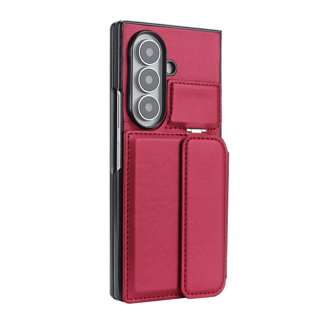 Multi Function Wallet Protective Phone Cover Case for Galaxy Z Fold 8 Ultra RFID Blocking PU Leather Card Pocket Phone Shell