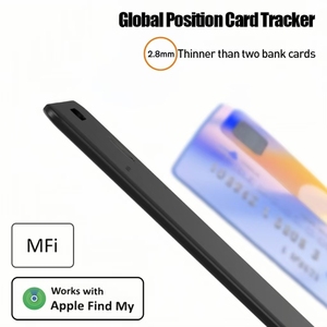 Siêu âm MFI chống mất vị trí thiết bị theo dõi Finder <span class=keywords><strong>GPS</strong></span> không khí định vị tag ví thông minh Thẻ Tracker với iOS tìm thấy của tôi tag - Product Image 4