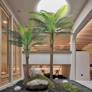 6FT 8FT ต้นปาล์มประดิษฐ์กลางแจ้งในร่มสาขาเดียว - Product Image 6