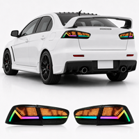 Luz Trasera de Repuesto OEM de Calidad ABS para Mitsubishi Lancer EX 2008-2018 EVO X, Conector Precableado, Listo para Instalar