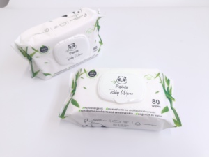 Échantillon Gratuit Prêt à Expédier 99,9% Eau Professionnelles Douces Biologiques OEM Non Parfumées Lingettes Humides Non Tissées pour Bébé - Product Image 3