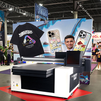 Flatbed Printer Uv 6090 Inkjey Printer Inkjet Digital Led 3d multifungsi untuk pena botol casing ponsel Label kristal